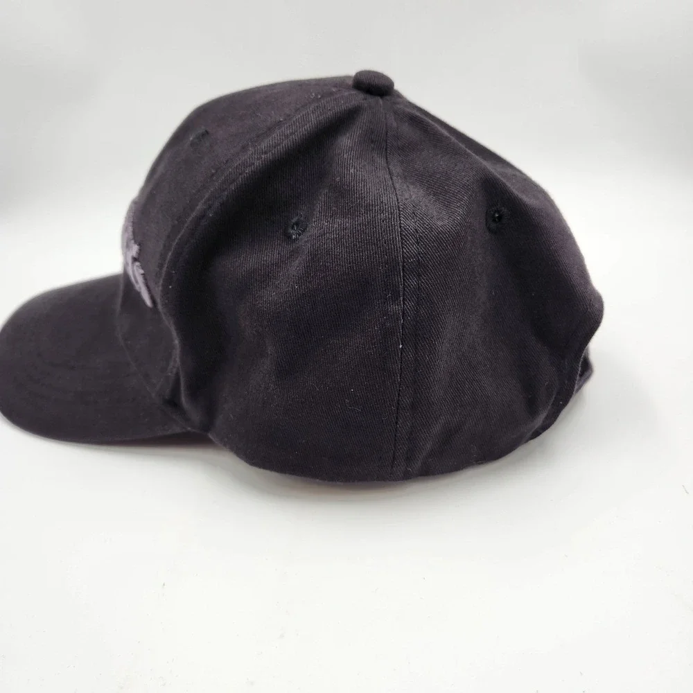 Jack‎ Daniels Embroidered Black Cap One Size Fits All Cotton Adjustable Strap